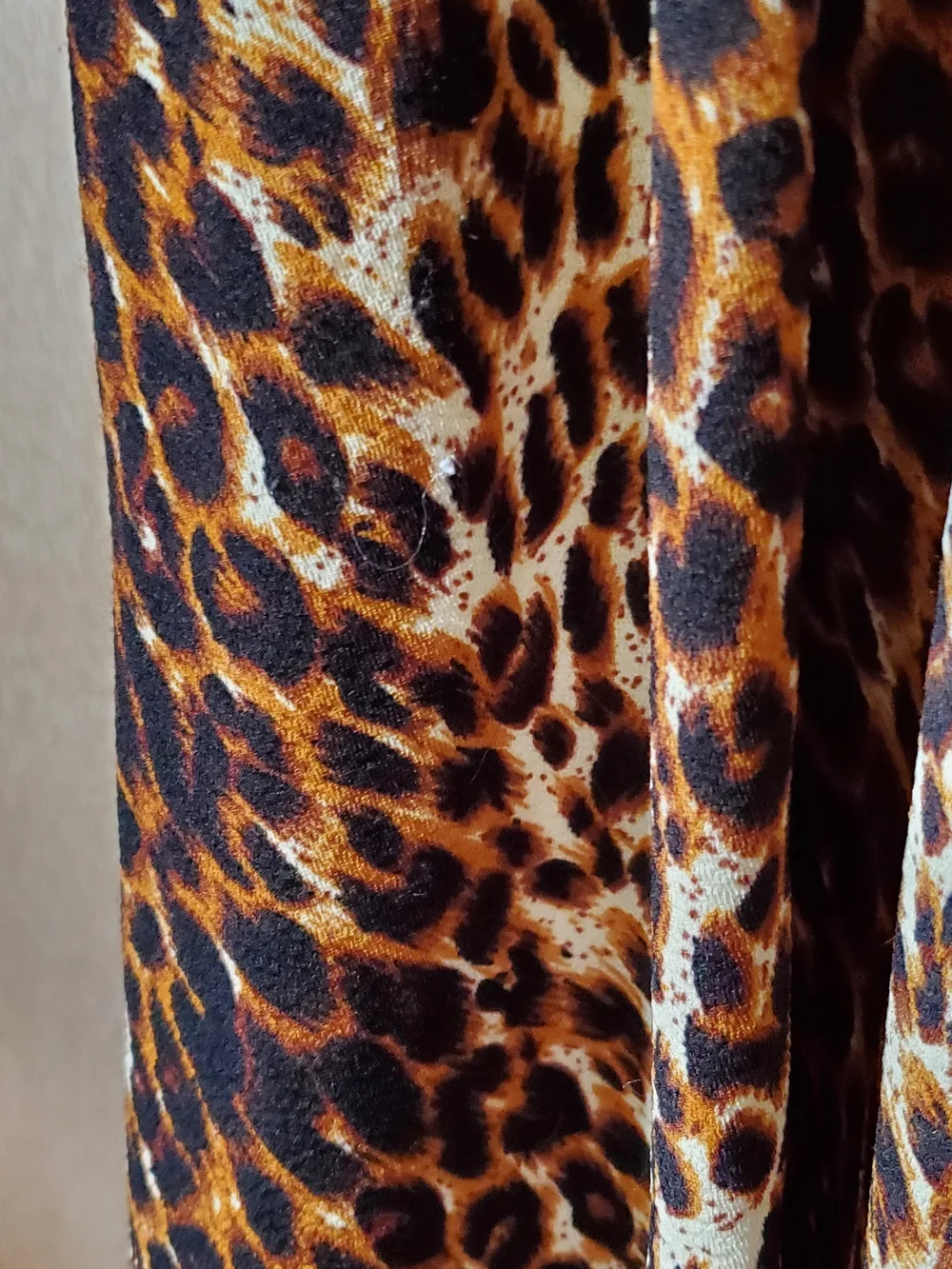 Vixen by Micheline Pitt Vintage Leopard Print Ingenue Dress, Size XL GUC - Picture 4 of 10